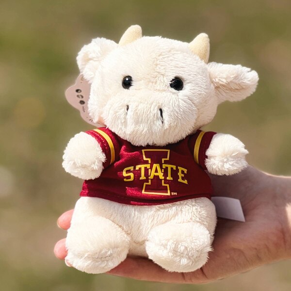 I-State Yellow Butter Cow Plush 5-inch front
